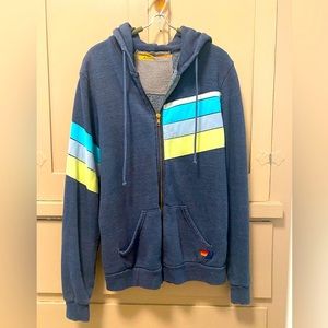 Aviator Nation zipper hoodie, size Medium